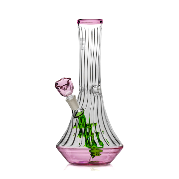 flower vase xl bong pink angle